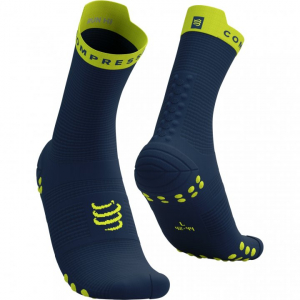 CS Шкарпетки Pro Racing Socks V4.0 Run High, Blues/Green Sheen, T4 - фото