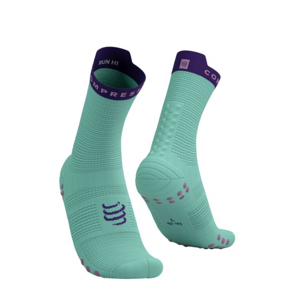 CS Шкарпетки Pro Racing Socks v4.0 Run High, Shell Blue/Purple, T2 - фото-1