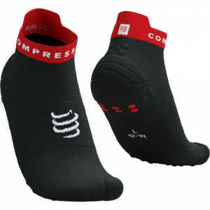 CS Шкарпетки Pro Racing Socks v4.0 Run Low, Black/Core Red, T2 - фото