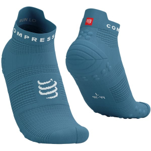 CS Шкарпетки Pro Racing Socks V4.0 Run Low, Niagara Blue/White, T4 - фото