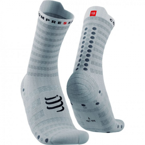 CS Шкарпетки Pro Racing Socks v4.0 Ultralight Run High, White/Alloy, T1 - фото