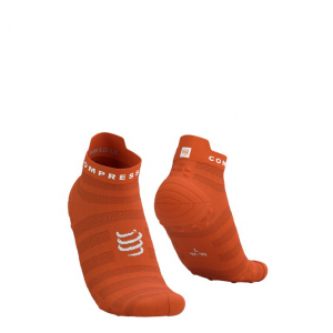 CS Шкарпетки Pro Racing Socks v4.0 Ultralight Run Low, Fire/White, T3 - фото