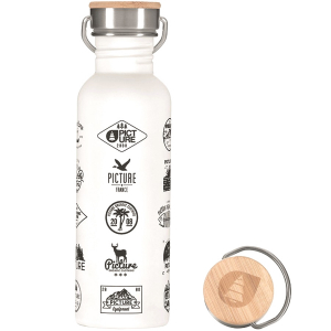 Picture Organic фляга Hampton white logos - фото