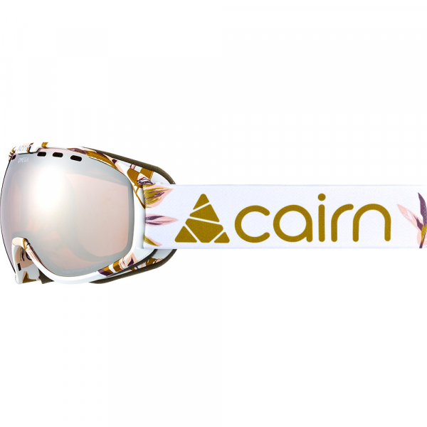 Маска гірськолижна Cairn Omega SPX3, white gold leaf - фото-1