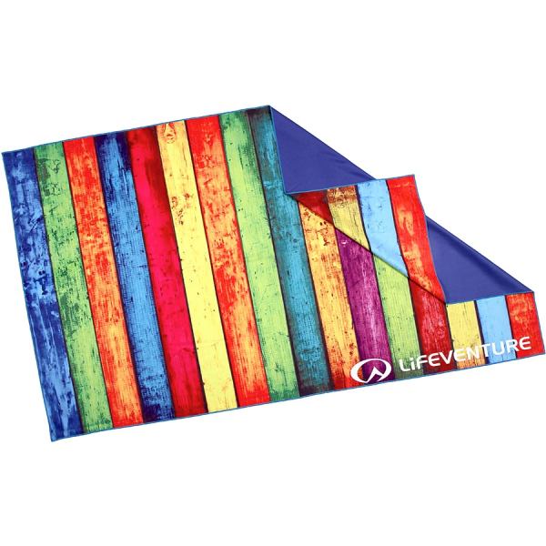 Lifeventure рушник Soft Fibre Printed Striped Planks Giant - фото