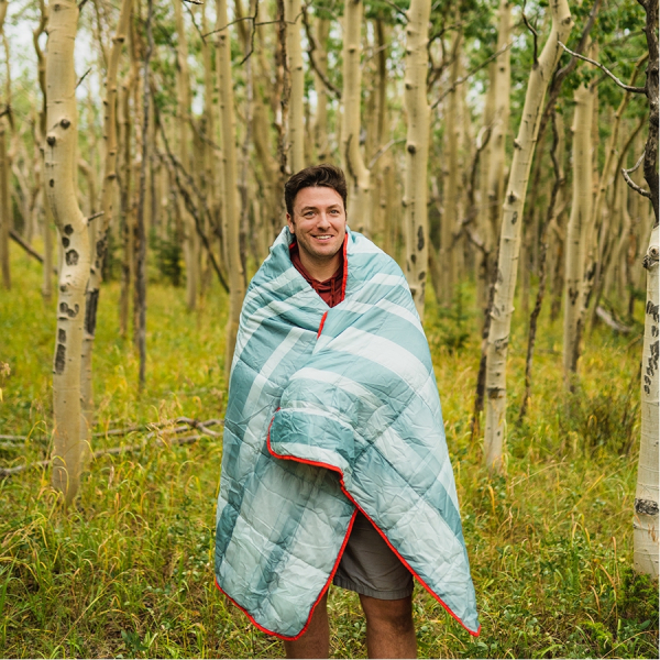 Ковдра Kelty Bestie Blanket, cranberry-painted ombre - фото