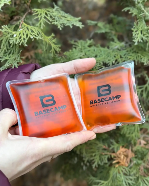 Багаторазова хімічна грілка для рук BaseCamp Reusable Hand Warmer (2 шт) - фото
