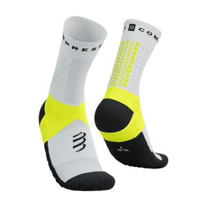 CS Шкарпетки Ultra Trail Socks V2.0, White/Safe Yellow, T2 - фото