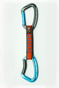 FA Відтяжка з карабінами ROCK EXPRESS PAD 19 mm 12 cm RED - фото