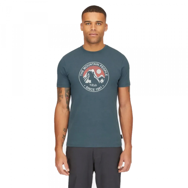 Футболка чоловіча Rab Stance Alpine Peak - фото-1