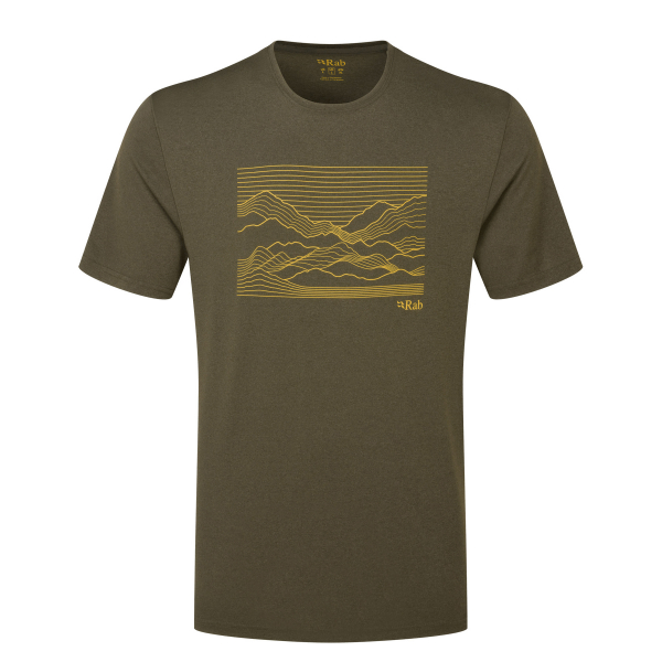 Футболка чоловіча Rab Mantle Outline Tee - фото-1