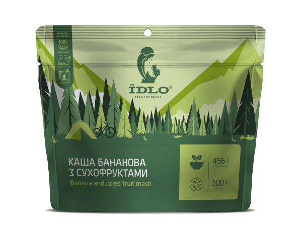 Каша бананова з сухофруктами ЇDLO - фото-1