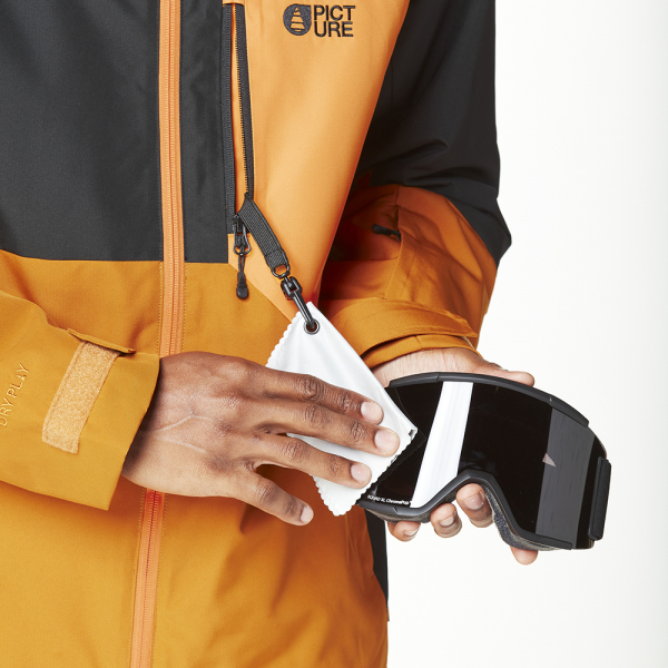 Picture Organic куртка лижна Nitric 2025 black-honey carrot S - фото