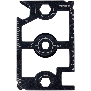 Munkees 2540 брелок-мультиінструмент Tool Football Field black - фото