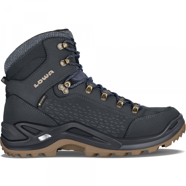 Черевики LOWA Renegade Warm GTX MID Navy - фото-1
