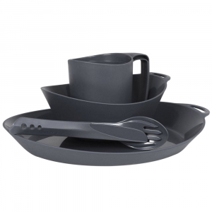 Lifeventure набір Ellipse Camping Tableware Set graphite - фото