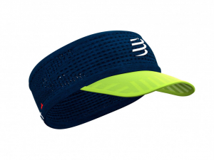 CS Пов 'язка з козирком Spiderweb Headband On/Off, Blue/Lime - фото