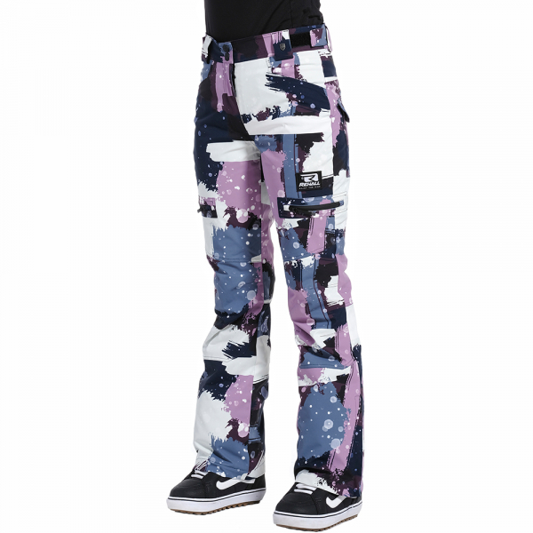 Rehall брюки Nori W 2024 camo abstract lavender L - фото-1