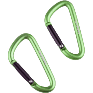 Карабін Munkees D 5 мм x 50 мм, пара, Grass Green - фото