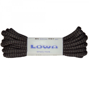 Шнурки LOWA ATC Mid 150 cm Black-Grey Dotted - фото