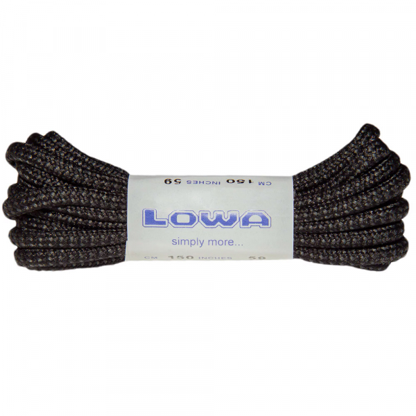 Шнурки LOWA ATC Mid 150 cm Black-Grey Dotted Шнурки LOWA ATC Mid 150 cm Black-Grey Dotted - фото-1