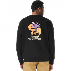 Picture Organic світшот Shakay Crew black M - фото