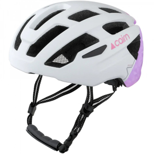 Cairn велошолом Prism Jr II mat white-pink 48-52 - фото