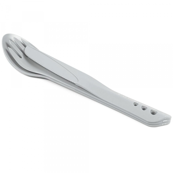 Lifeventure виделка, ложка, ніж Ellipse Cutlery light grey - фото