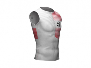 CS Майка Tri Postural Tank Top M 2022, White/Orangeade, M - фото