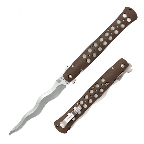 Ніж складний Cold Steel 6" Zytel Handle T-Lite Kris Blade Serrated - фото-1