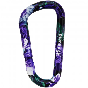 Карабін Munkees Flower 8 мм x 80 мм, purple - фото