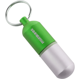Брелок Munkees Waterproof Capsule Medium, Grass green - фото