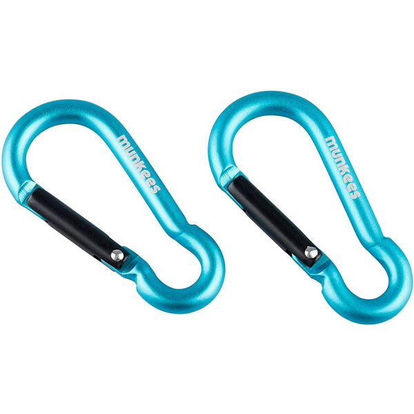 Карабін Munkees Pear 5 мм x 50 мм, пара, Black - фото