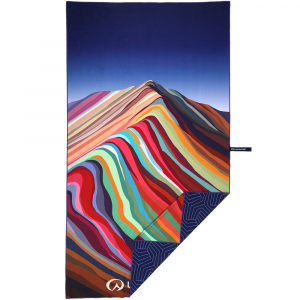 Lifeventure рушник Soft Fibre Printed rainbow mountain Giant - фото