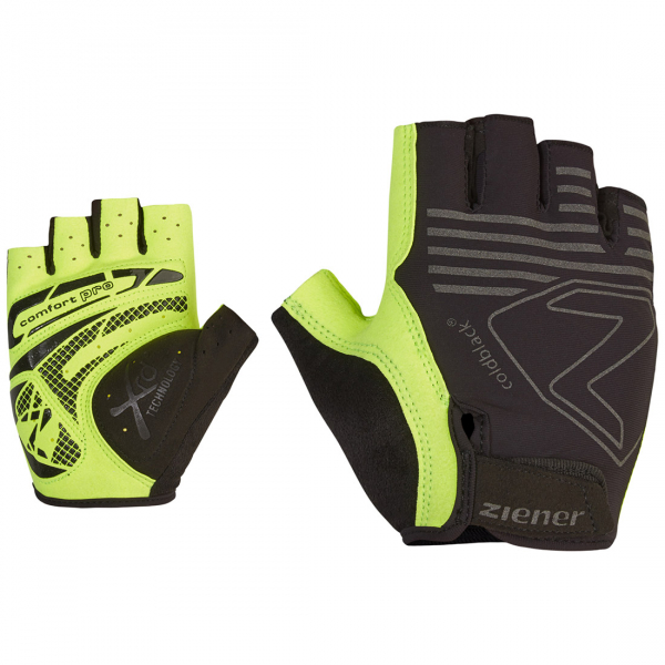 Ziener велорукавички Canso poison yellow 8 - фото-1