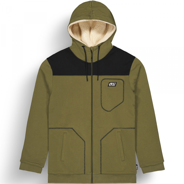 Picture Organic толстовка Basement Plush Zip tobacco XL - фото