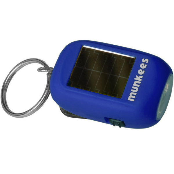 Брелок-ліхтарик Munkees Mini Solar-Dynamo Flashlight, Blue - фото-1