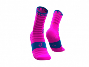 CS Шкарпетки Pro Racing Socks V3.0 Ultralight Run High, Fluo Pink, T2 - фото