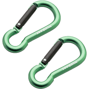 Карабін Munkees Pear 6 мм x 60 мм, пара, Grass Green - фото