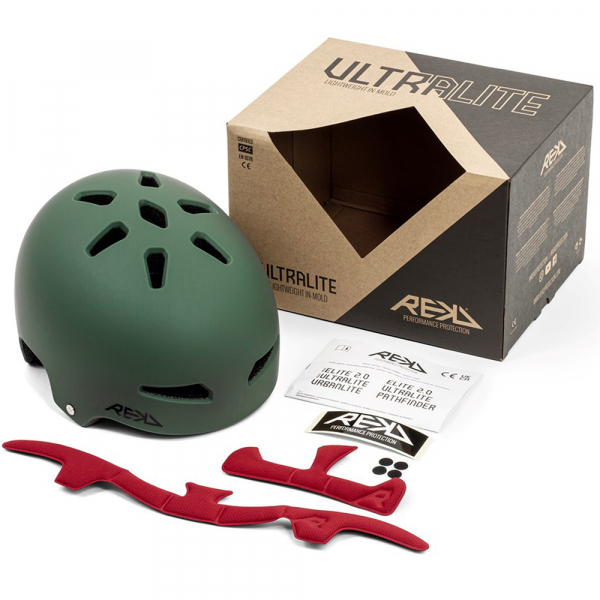 REKD шолом Ultralite In-Mold Helmet green 53-56 - фото