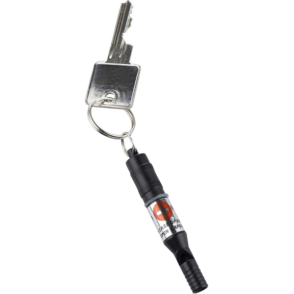 Брелок-свисток Munkees Emergency Whistle, Black - фото