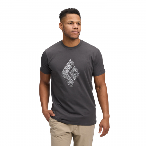 M Engineered Diamond SS Tee футболка чоловіча, Anthracite, L - фото-1