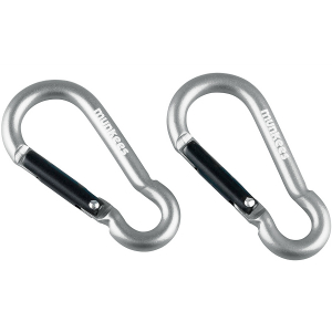 Карабін Munkees Pear 5 мм x 50 мм, пара, Black - фото