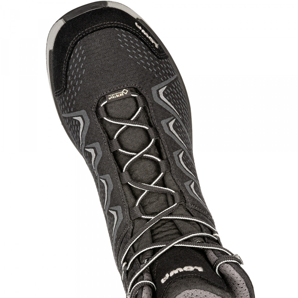 ЧеревикиLOWA Innox Pro Gore-Tex MID Black-Grey - фото