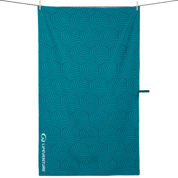 Lifeventure рушник Soft Fibre Printed Teal Giant - фото-1