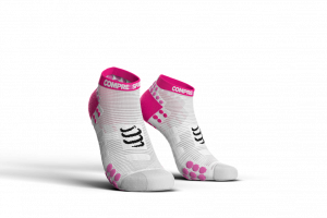 CS Шкарпетки Pro Racing Socks V3.0 Run Low, White/Pink, T2 - фото