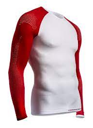 CS Кофта On/Off Multisport Shirt LS, White/Red, XL - фото