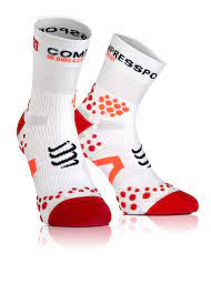 CS Шкарпетки Pro Racing socks V2.1 Run High, White/Red, T1 (Old) - фото
