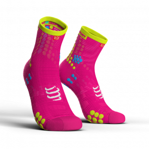 CS Шкарпетки Pro Racing Socks V3.0 Run High, Fluo Pink, T3 - фото