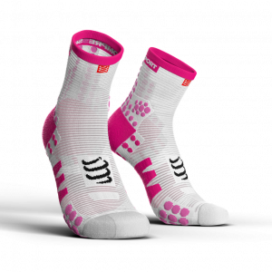 CS Шкарпетки Pro Racing Socks V3.0 Run High, White/Pink, T3 - фото